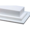 Plaque en matières plastiques PTFE pure virginale blanc 1200x1200x5mm